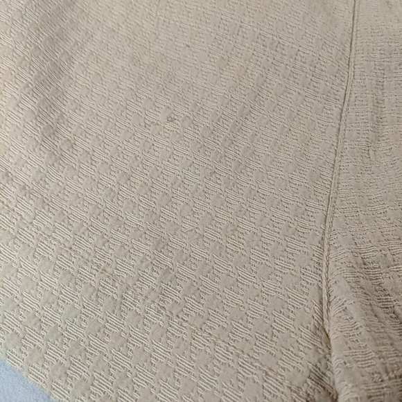 Leon Max Cream Beige Shorts Summer Textured Women's 2 Limited Edition - Picture 9 of 14